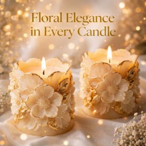 floral elegance in every candle